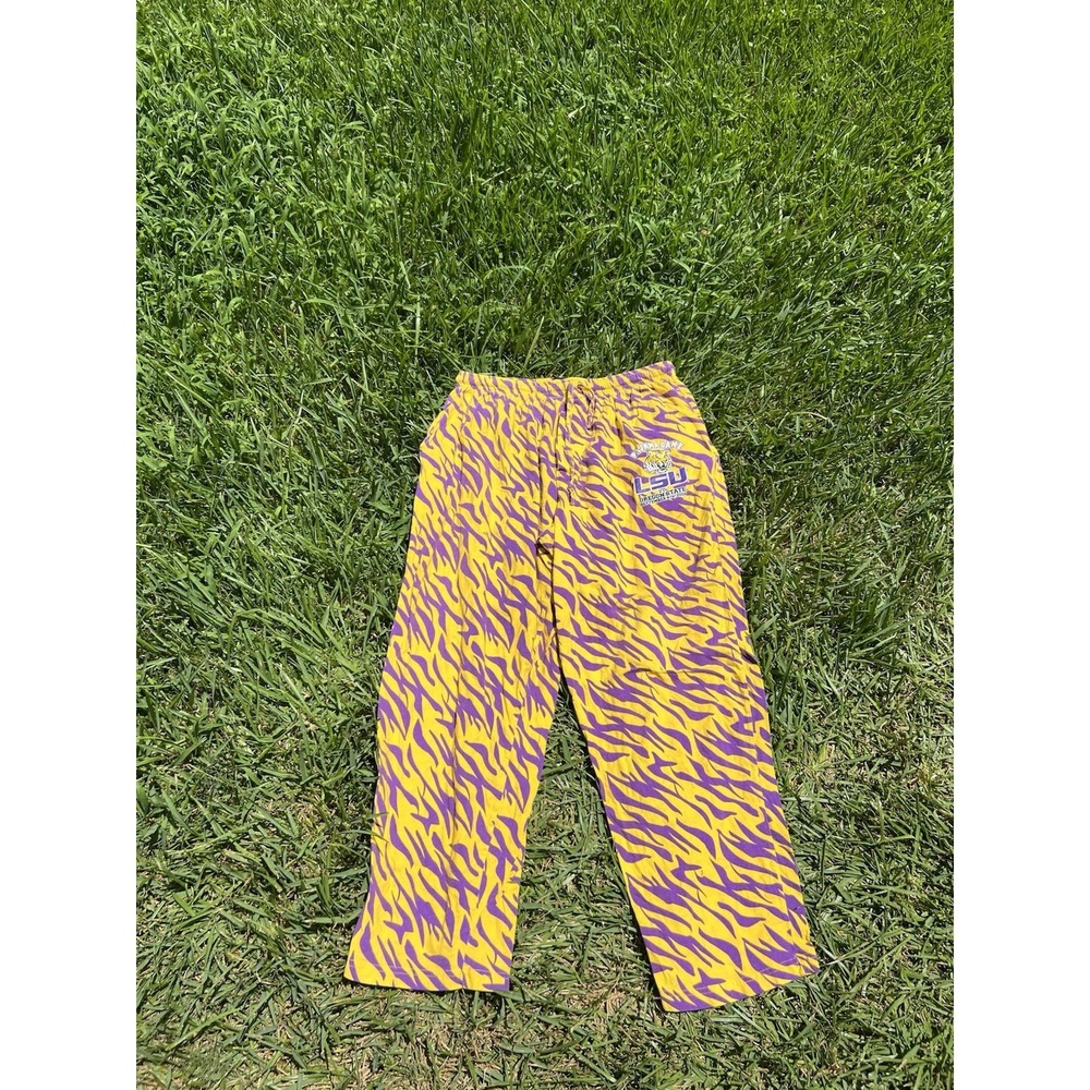Concept Sports Sleepwear LSU Pajamas Pants Sz XXL Logo Tiger Stripes